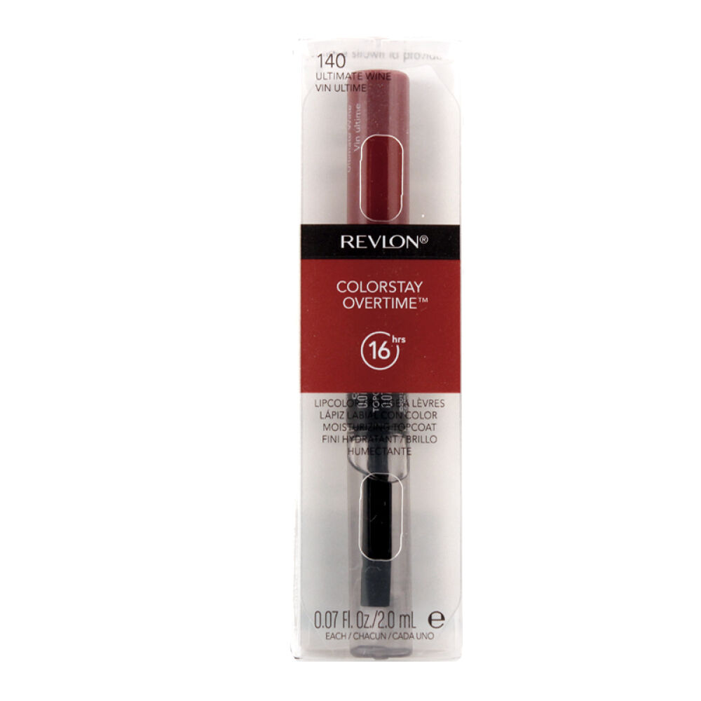 露华浓Revlon唇蜜唇彩2.0ml不脱色恒采系列双头唇彩持久保湿滋润不易脱色140