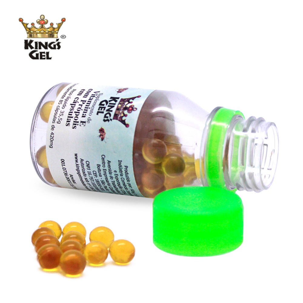 巴西蜂胶（King‘sGel）进口巴西蜂胶不含酒精不含石蜡85号蜂胶*85粒不含酒精买5送1