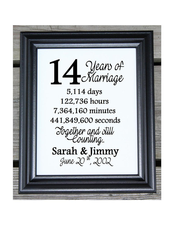 14thweddinganniversarycottonprint|14thweddinggift|14years