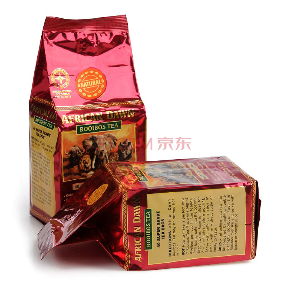 南非博士茶非洲晨曦路易波士茶AfricanDawnRooibosTea茶原味