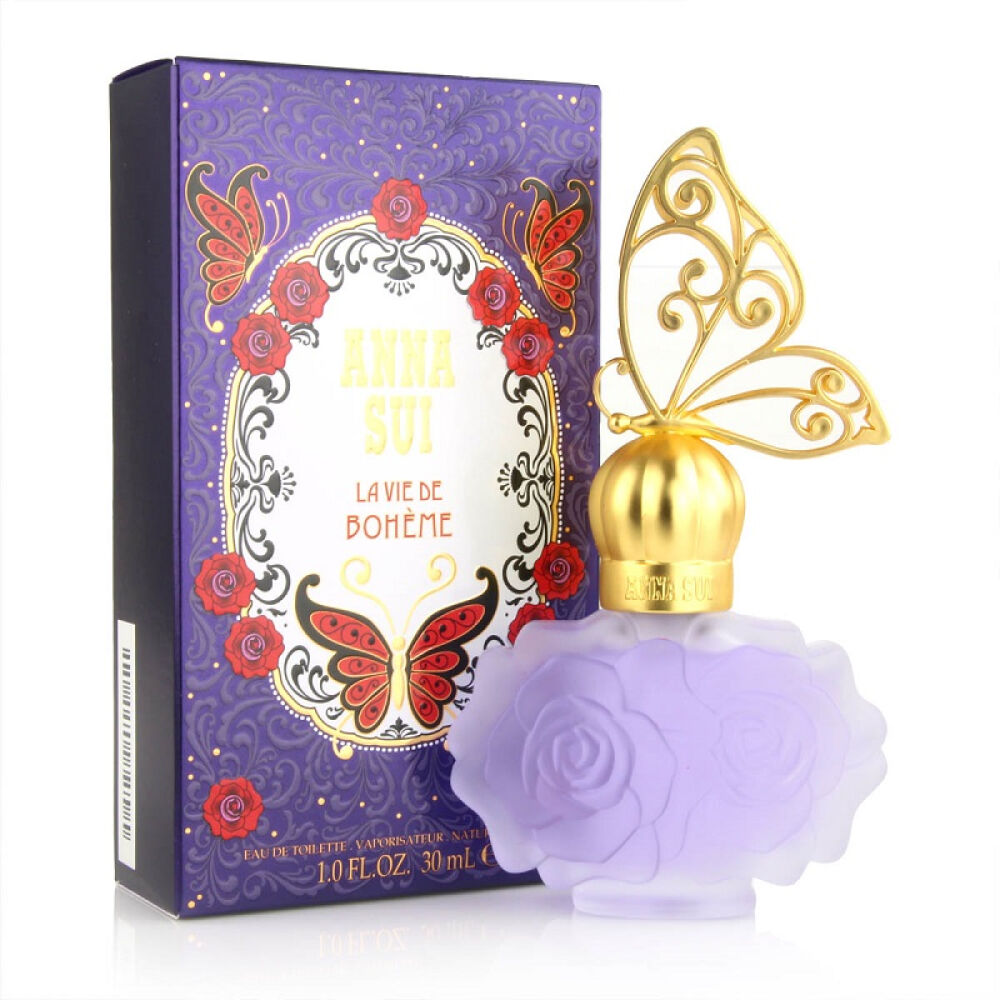 【澳门直邮】特惠AnnaSui安娜苏波西米亚紫蝶恋女士香水30ML