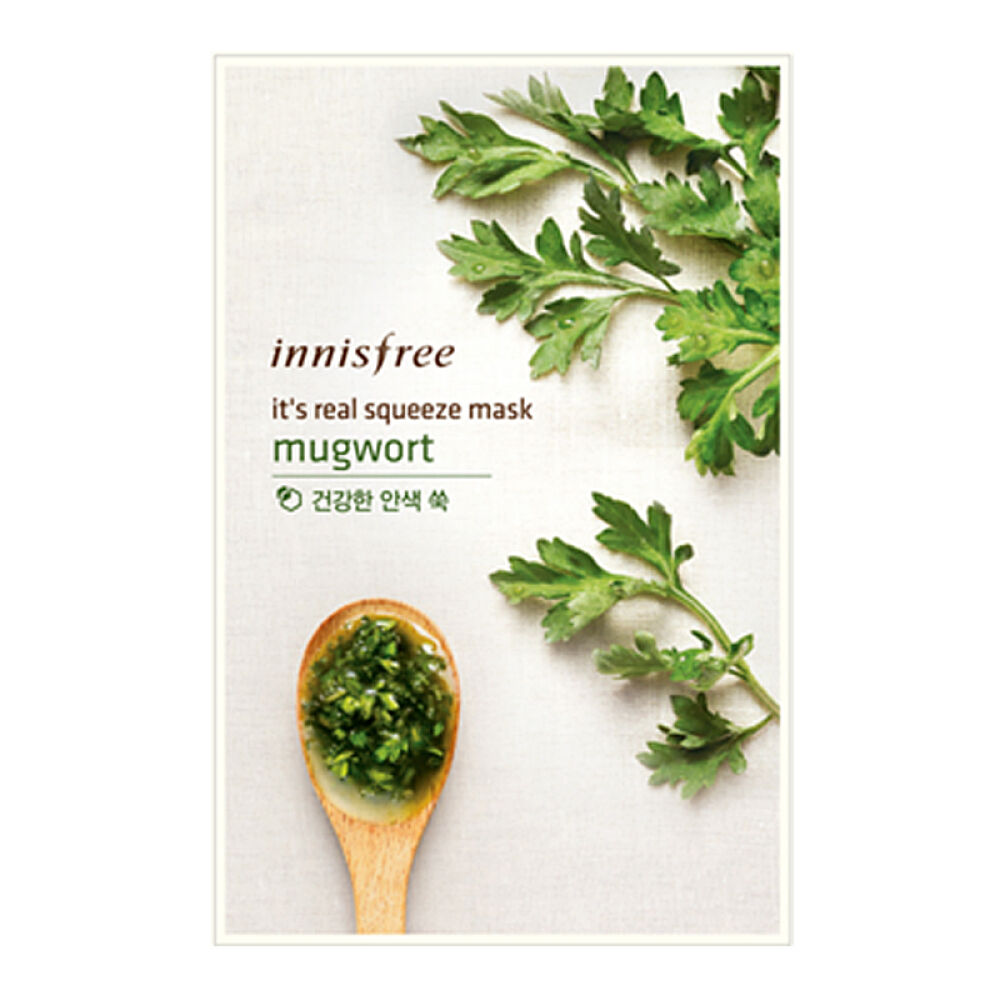 【京东全球购】韩国原装进口Innisfr悦风吟保湿清爽补水香港直邮艾草面膜贴10片