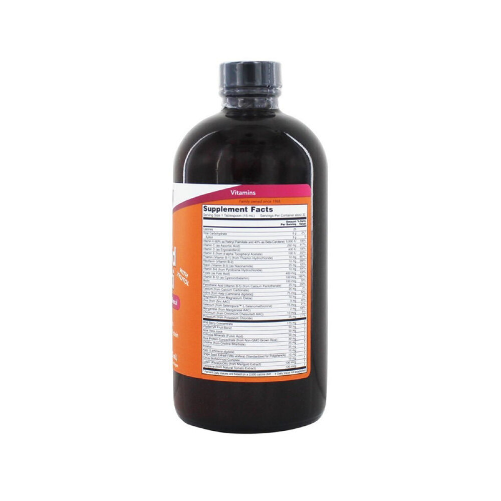 【美国正品直邮】NOWFoods诺奥补充维生素及矿物质液体453克未定义16盎司