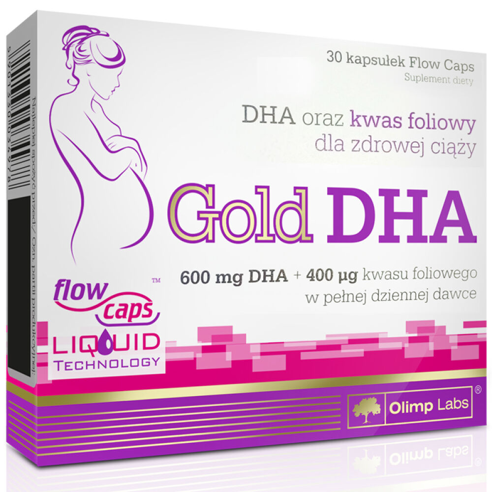 【OLIMP】奥林普欧洲进口孕产妇DHA一粒补DHA+补叶酸孕期营养孕妇金牌DHA30粒/盒