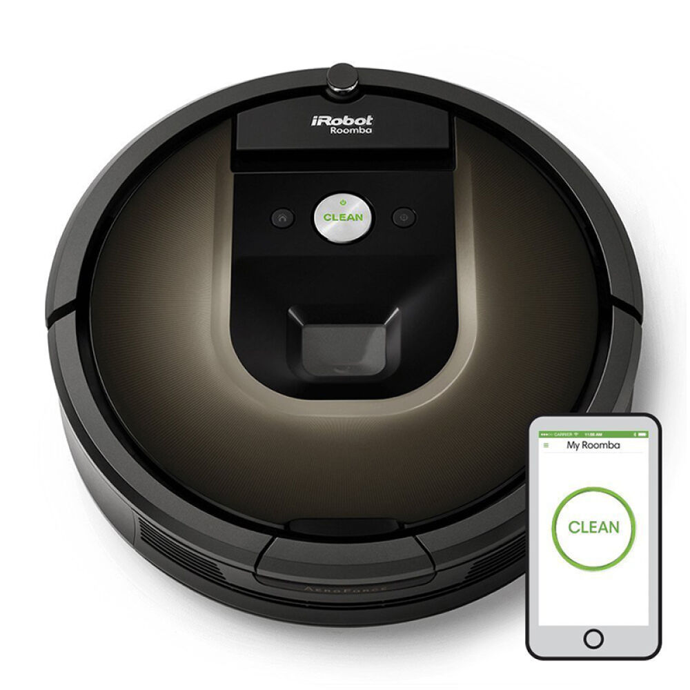 日版进口iRobotRoomba880/885/980智能扫地机器人扫地机吸尘Roomba980(美行)
