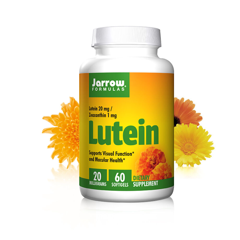 【全球购】美国直邮jarrowformulas杰诺叶黄素软胶囊20mg60粒一盒装