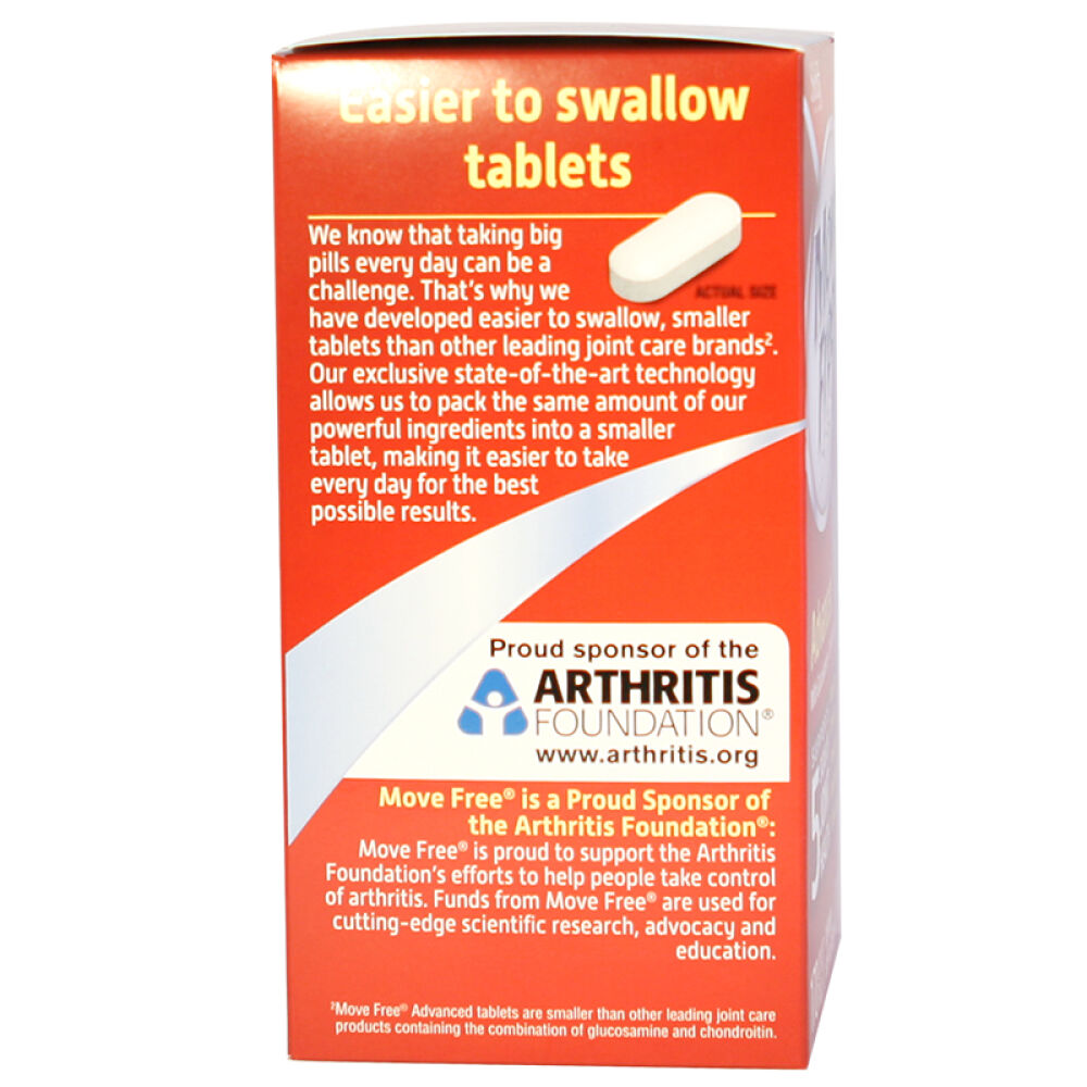 美国SchiffMoveFree氨基葡萄糖维骨力钙片盐酸氨糖软骨素缓解骨骼关节疼痛氨糖红盒170粒骨骼修复1盒新老包装随机发