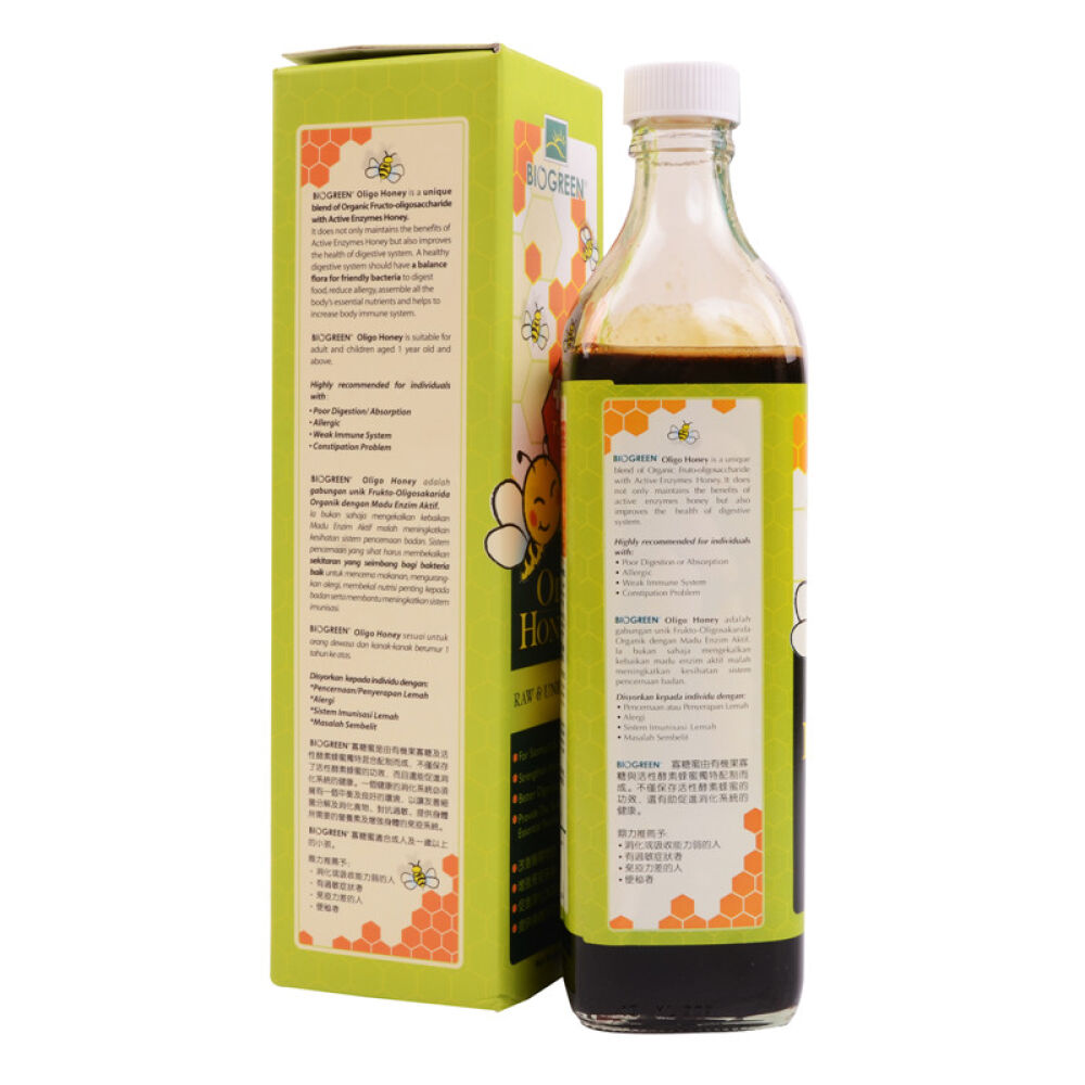 马来西亚进口百奥格林BioGreen寡糖蜜950g