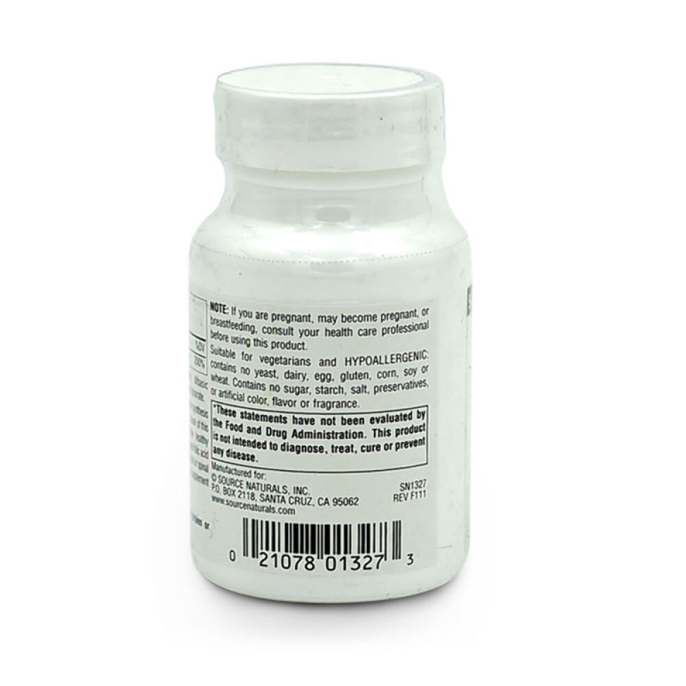 SourceNaturals叶酸营养片200片