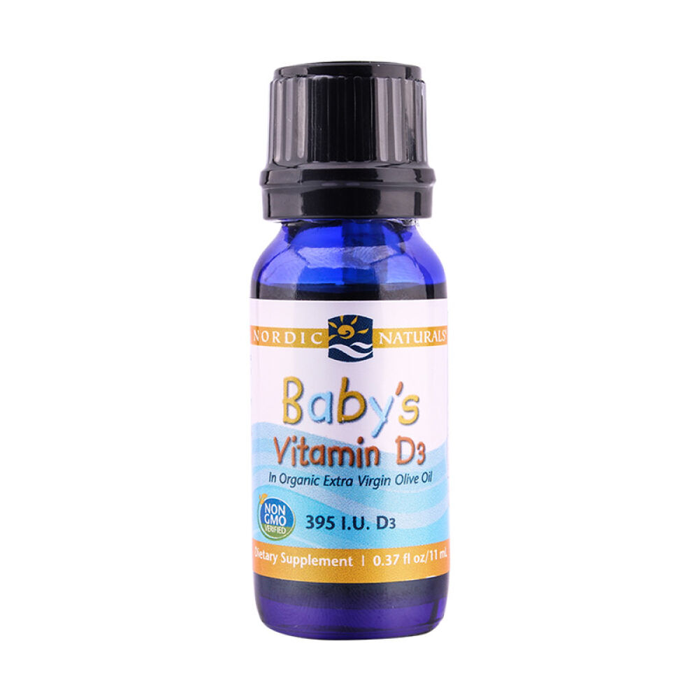 【全球购】NordicNaturals挪威小鱼婴儿DHA滴剂VD滴剂婴儿鱼油宝宝鱼油维生素+小鱼