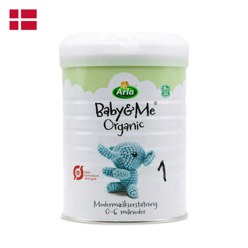 【保税区】丹麦原装爱氏晨曦Arla阿拉1段阿拉2段欧世宝贝与我有机婴儿进口奶粉宝宝奶粉1段1桶/保税区