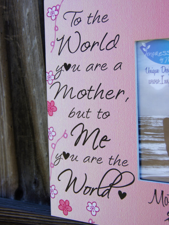 quotepictureframe,motherdaughtergift,giftsforher,bestmom,hand