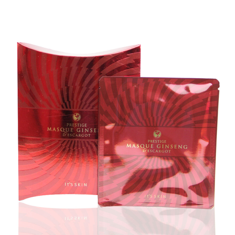 【韩国直邮】it'sskin伊思蜗牛粘液净白补水保湿滋润系列伊思itsskin红参蜗牛精华面膜贴1盒