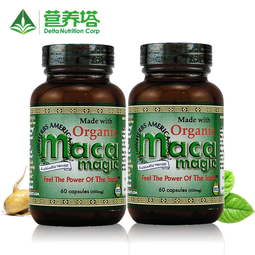 美国玛卡MacaMagic进口秘鲁玛咖男性壮阳保健品玛咖精片胶囊一瓶装胶囊