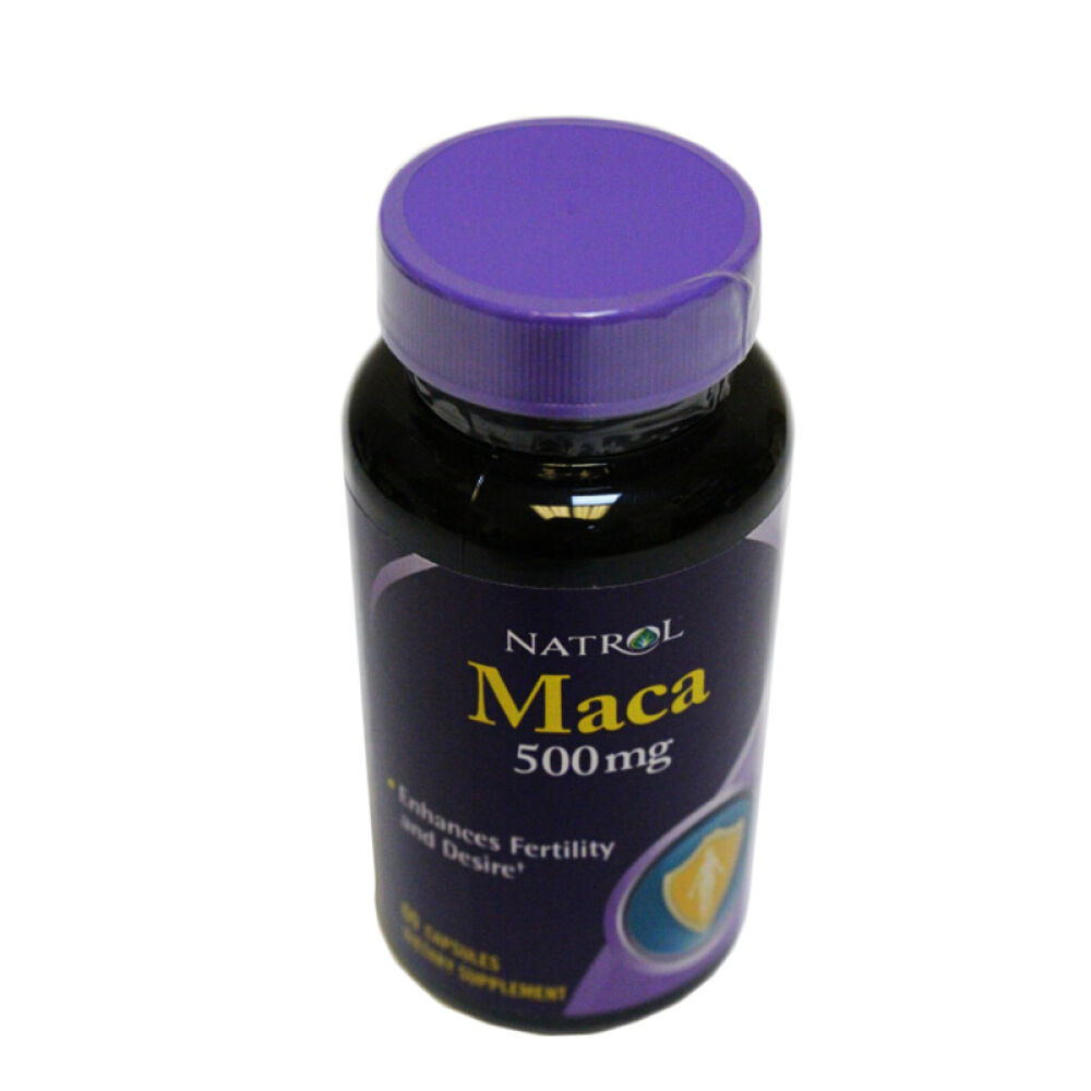 natrol玛卡玛珈胶囊500mg60粒提取物男性补肾益精固阳肝肾养护美国直邮5瓶