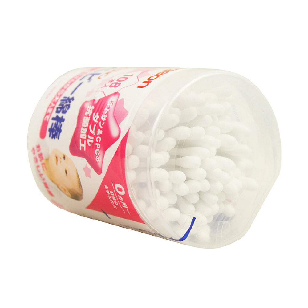 【全球购】日本贝亲新生儿婴儿宝宝棉签/鼻通/驱蚊/唇膏贝亲婴儿棉签宝宝专用棉棒108根