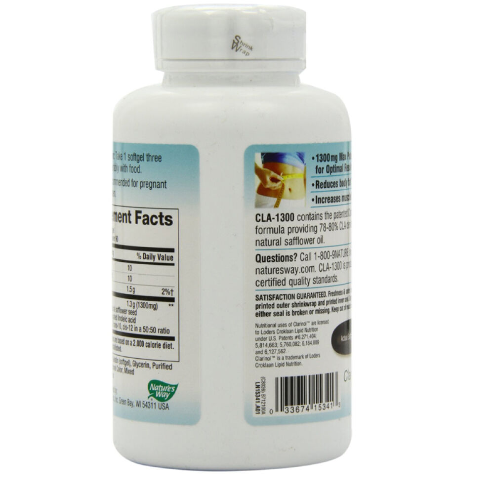 全球购然萃维（Nature'sWay）共轭亚麻油酸1300mg90粒