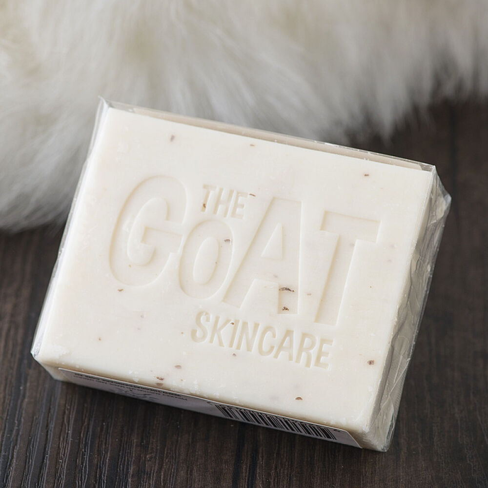 【澳洲直邮包邮】进口GoatSoap山羊奶润肤手工香皂敏感肌肤适用100g奇亚籽针对湿疹牛皮癣皮肤炎