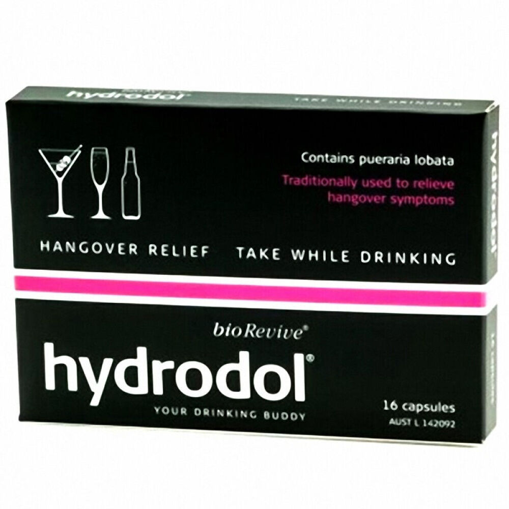 澳洲进口Hydrodol解酒片胶囊护肝片醒酒排毒减轻宿醉16粒