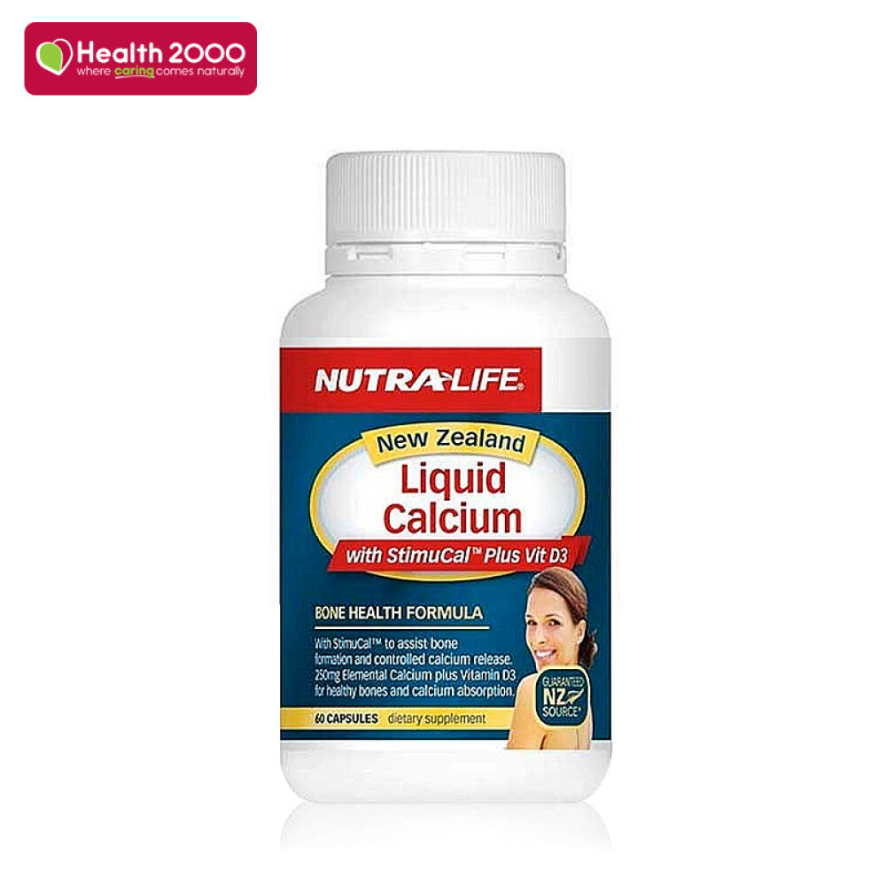 新西兰直邮Nutra-Life纽乐液体钙+维生素D360粒强健骨络、补钙