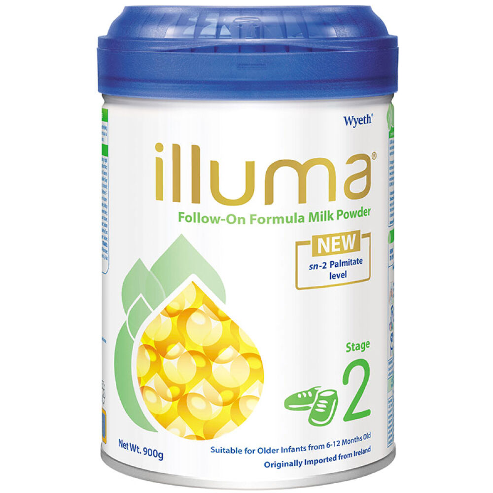 自营惠氏（Wyeth）港版启赋illuma较大婴儿和幼儿配方奶粉2段（6-12月）900克爱尔兰进口