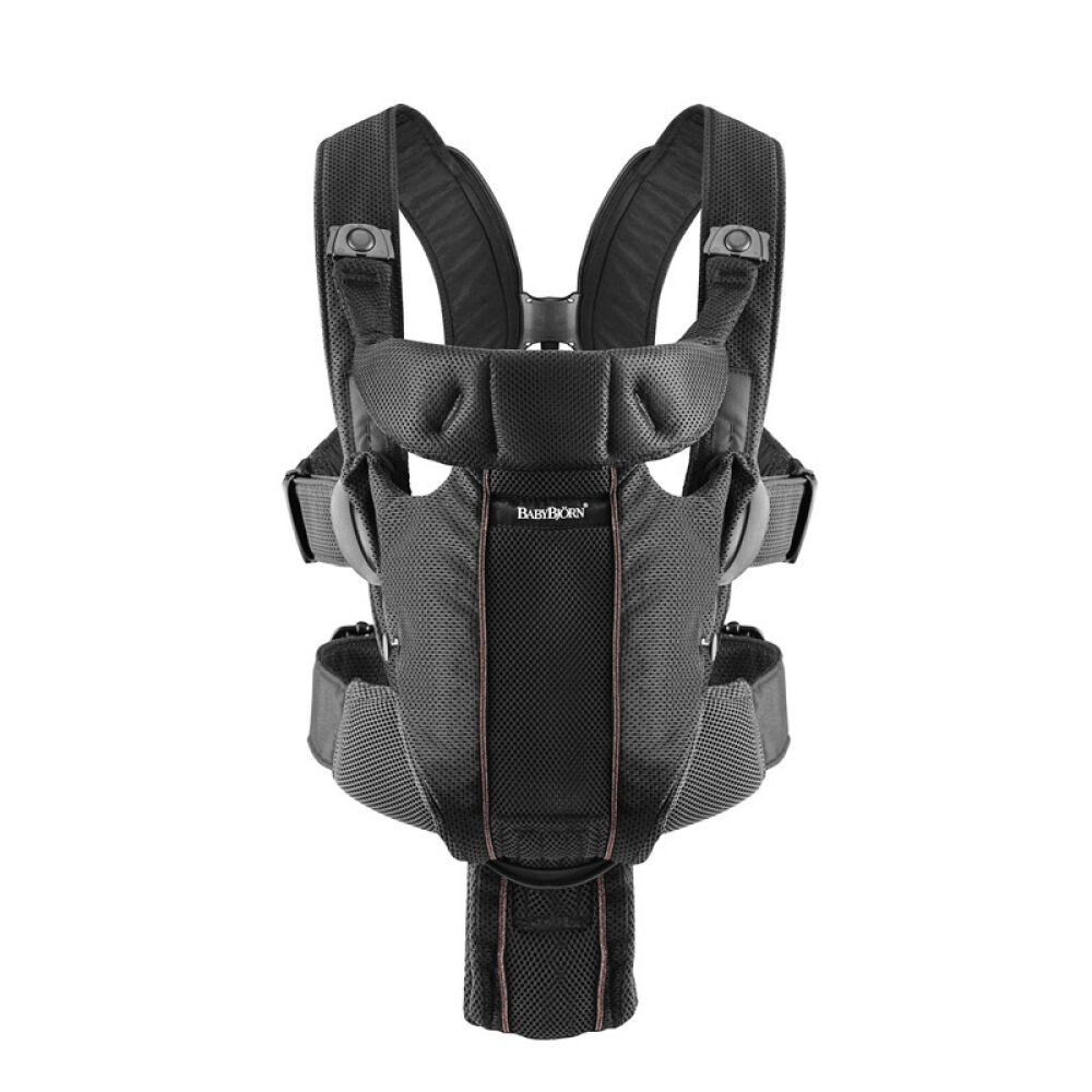 瑞典BABYBJORNBabyCarrierMiracle奇迹婴儿背带宝宝舒适背带黑色