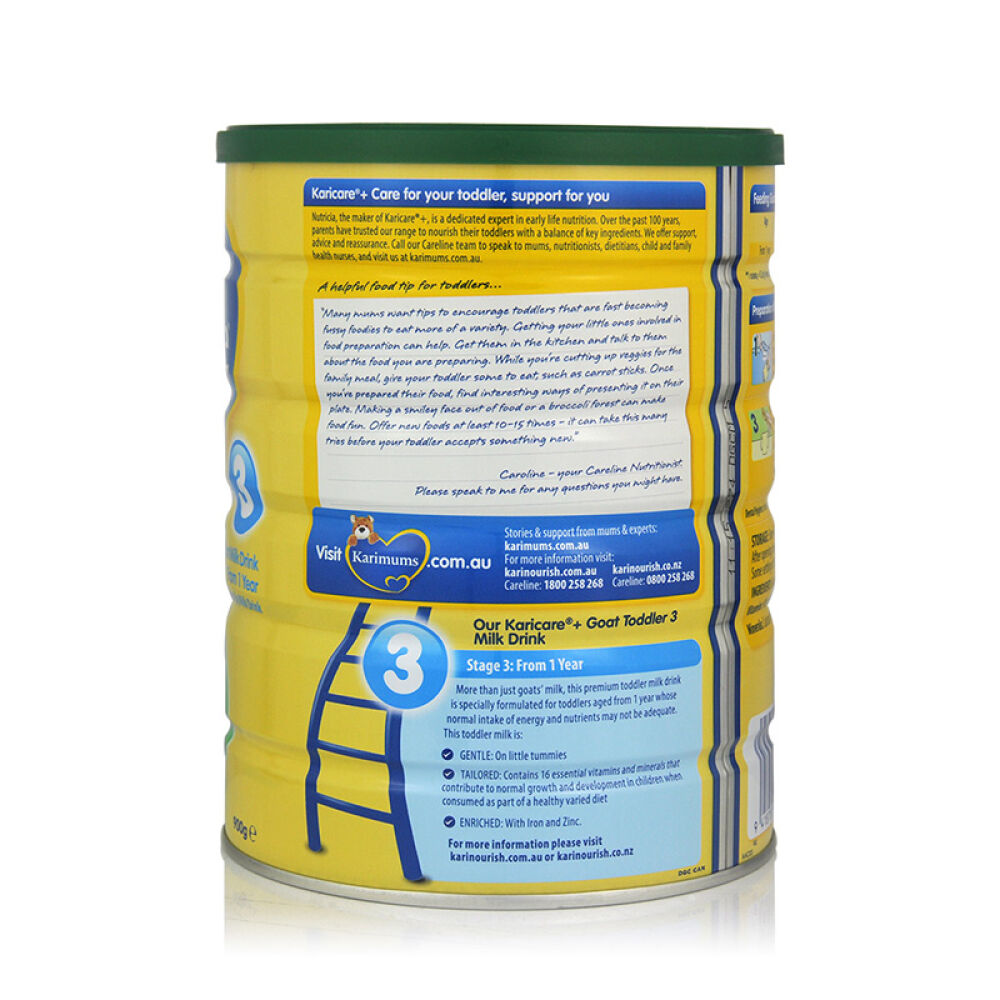 羊奶粉可瑞康羊奶粉3段karicare澳洲原装进口婴儿奶粉1岁以上3段900g可瑞康羊奶粉3段900g澳洲直邮拍3的倍数发货