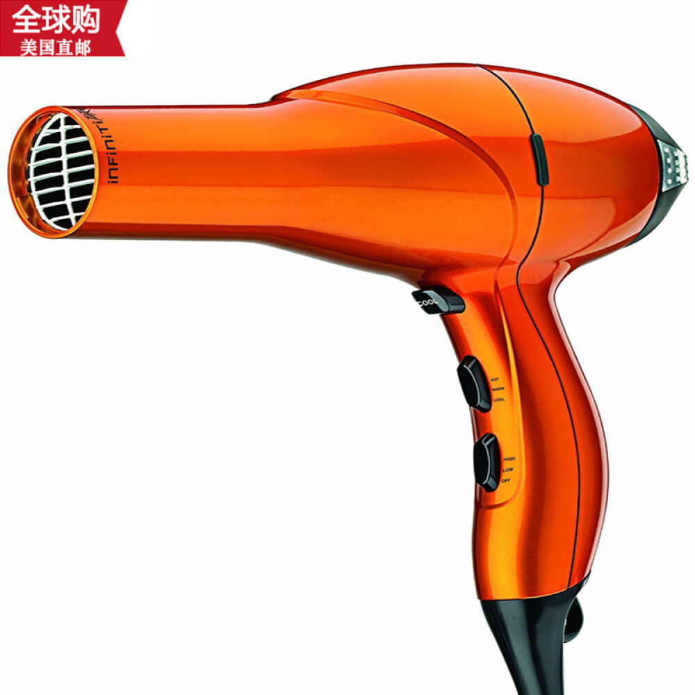 美国直邮美康雅Conair负离子电吹风机1875瓦橙色