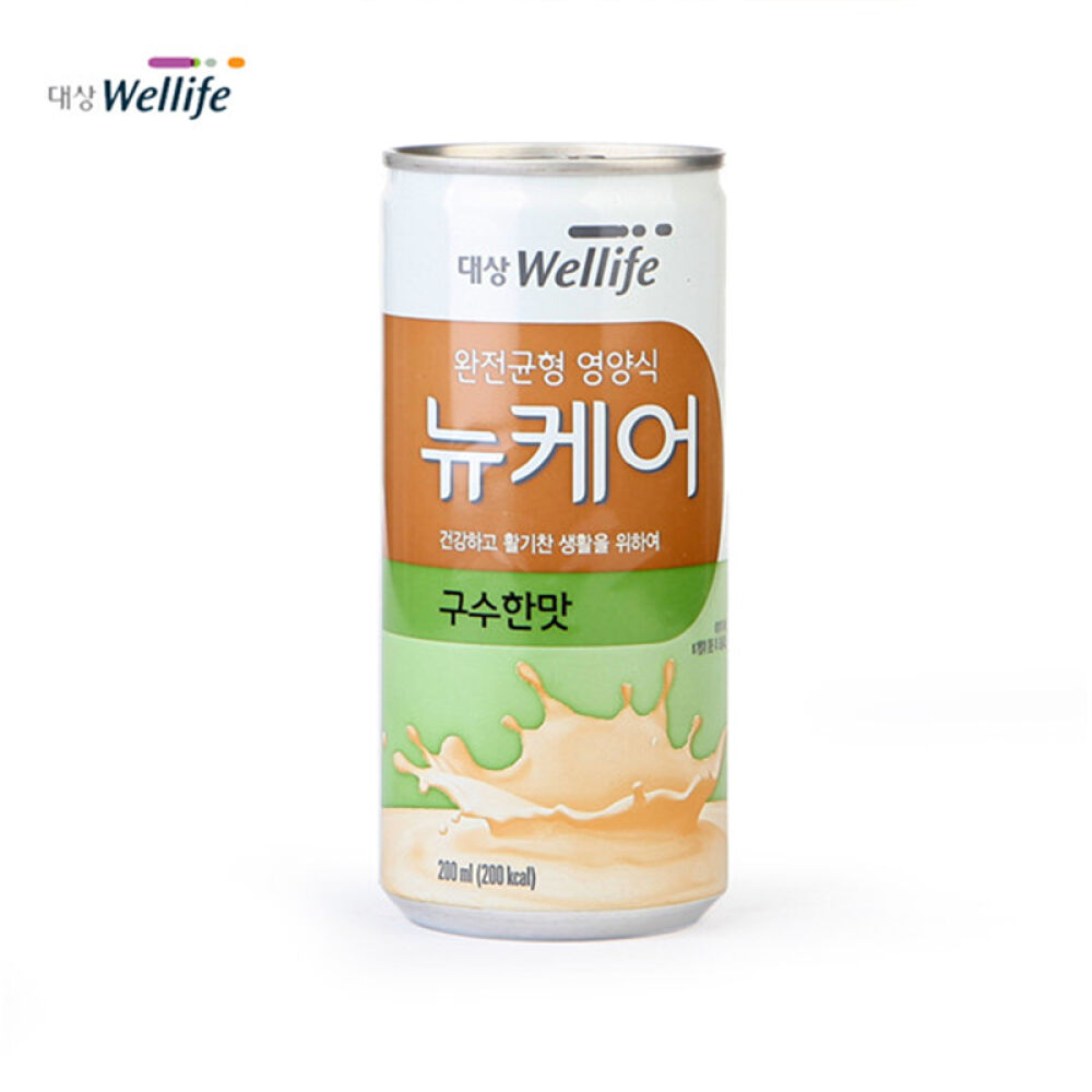 【全球购】大象wellife新关爱nu-care韩国直邮均衡营养流食代餐产品草绿色原味