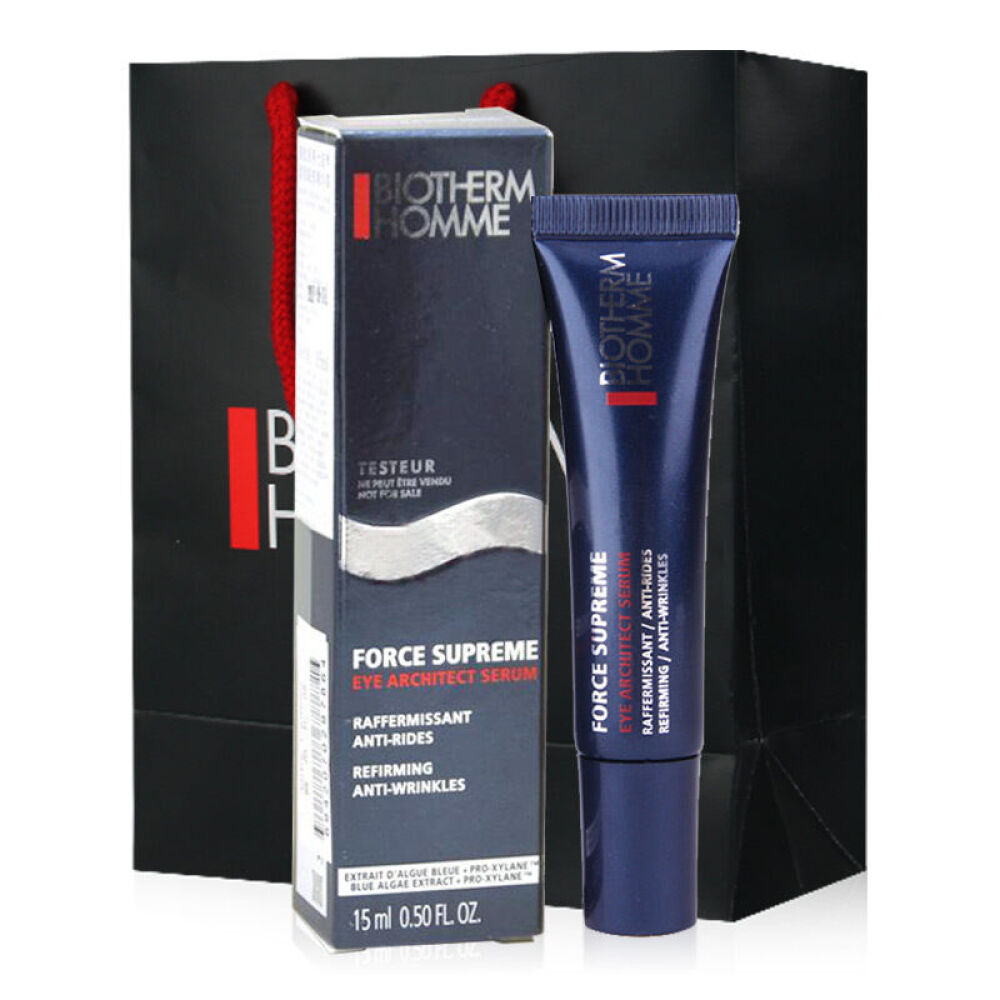 Biotherm碧欧泉男士滋养紧致眼霜15ml保湿淡化细纹黑眼圈