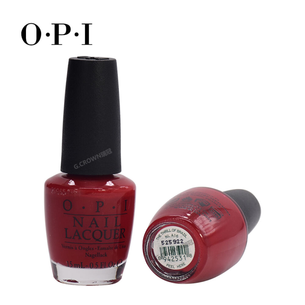 OPI指甲油艳丽复古红色系15ml环保无毒健康持久孕妇可用美国原装进口H42A16