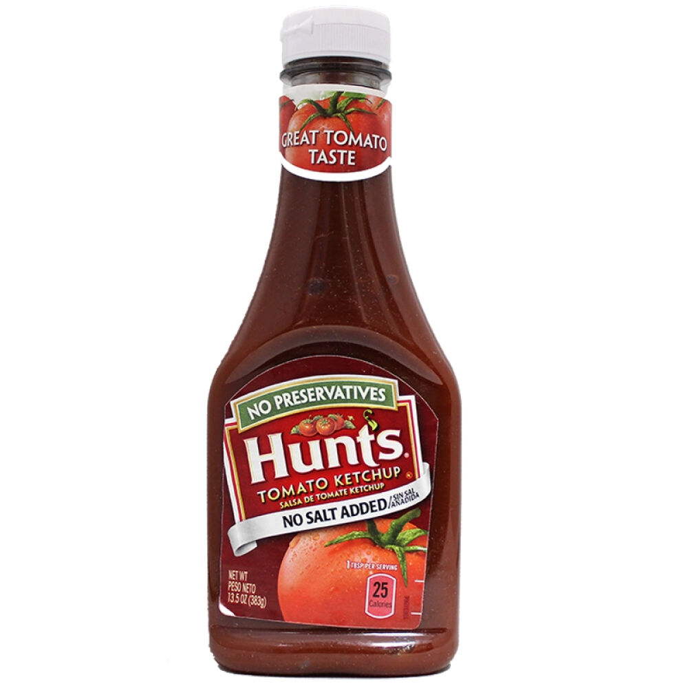 自营美国进口汉斯HUNT'S番茄酱无盐型383g