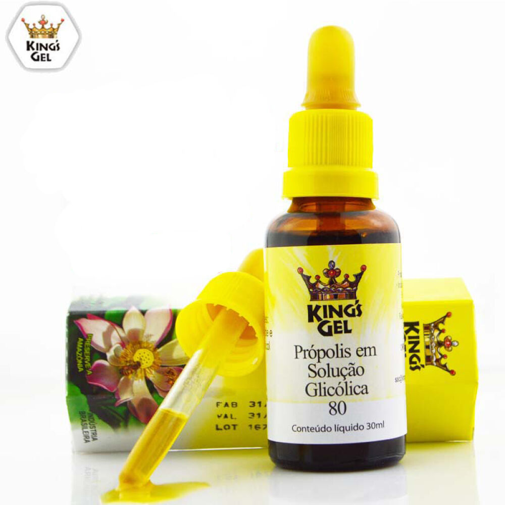 巴西蜂胶(King‘sGel)进口巴西蜂胶不含酒精不含石蜡80号蜂胶滴剂30ml/瓶买5送1 巴西蜂胶(King‘sGel)进口巴西蜂胶不含酒精不含石蜡80号蜂胶滴剂30ml/瓶买5送1