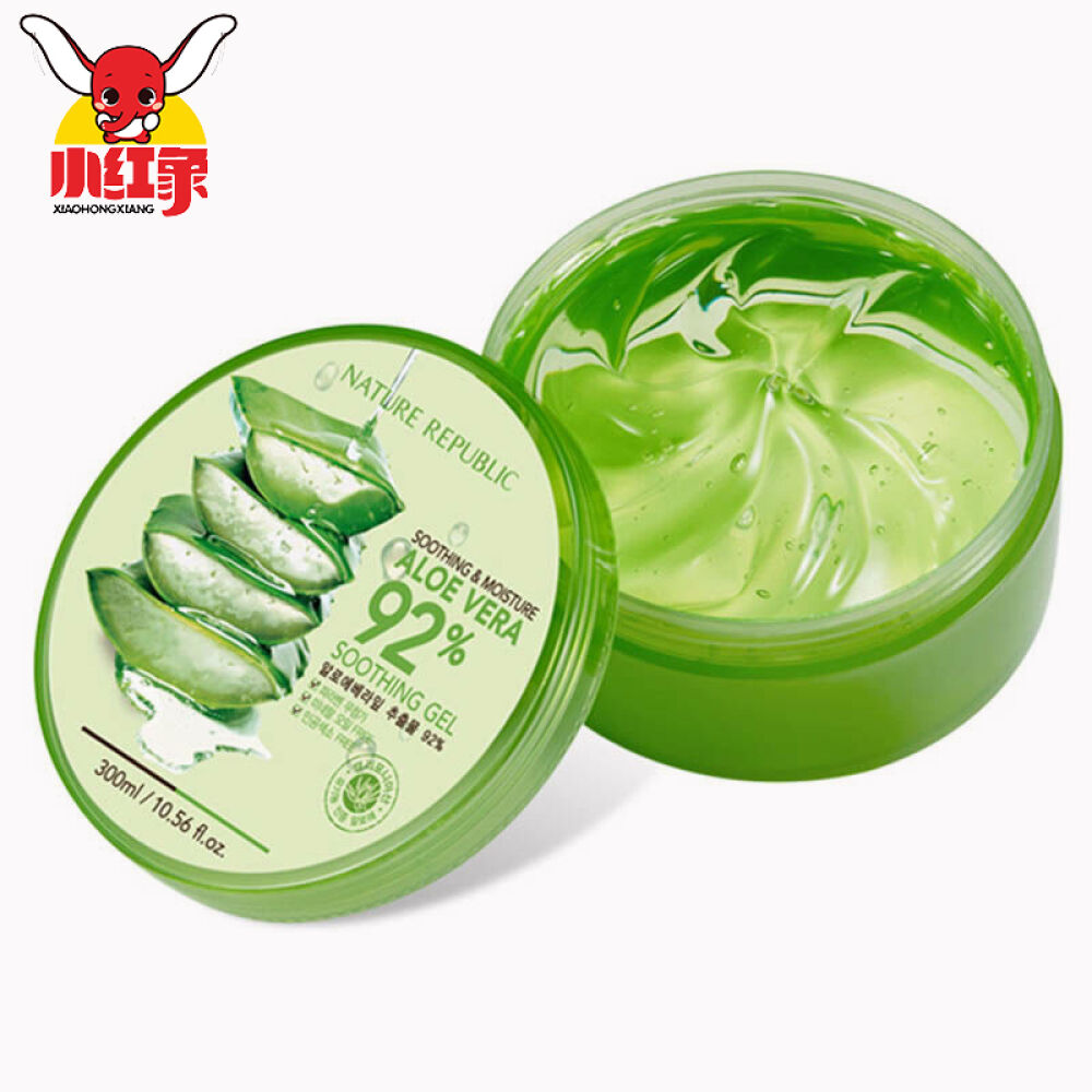 【小红象】自然乐园/NatureRepublic芦荟舒缓保湿凝胶芦荟胶300ml
