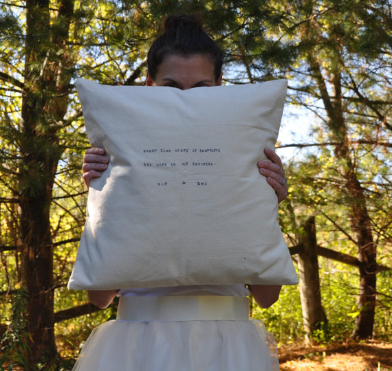 weddinggiftcottongift2ndanniversarygift2yearanniversarypillow