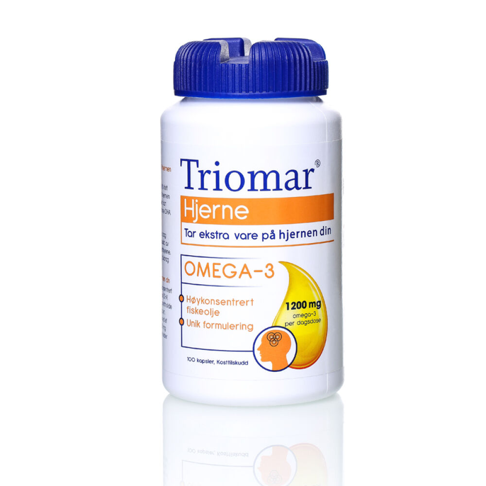 挪威原装进口Triomar高浓缩鱼油保护心脑血管高DHA促进大脑发育强骨健身大脑鱼油