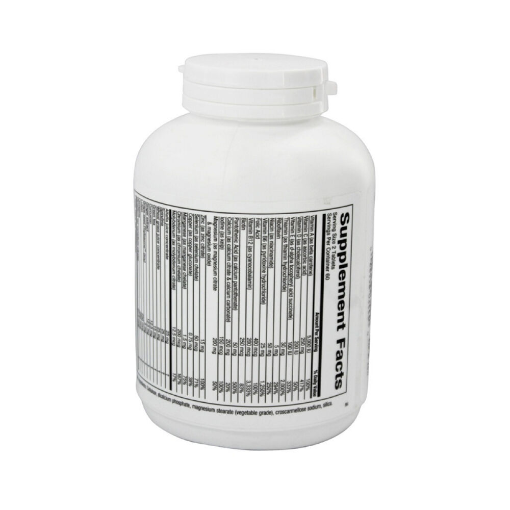 【美国正品直邮】NaturalFactors-多种维生素及矿物质配方维持并控制血糖未定义120片