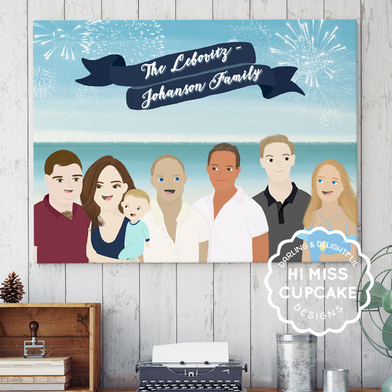 coupleportrait-familyportrait-anniversaryweddinggift-gift