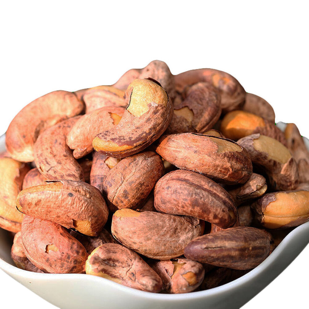 越南平阳BaTam八婆腰果特级带皮碳烤腰果休闲零食三罐