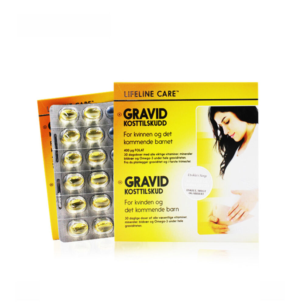 全球购挪威进口lifelineCare孕期哺乳期深海鱼油欧米伽3复合维生素宝宝鱼油lifelineCare孕期鱼油120粒*2