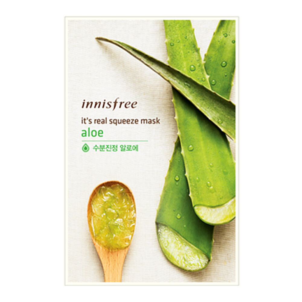 【京东全球购】韩国原装进口Innisfr悦风吟保湿清爽补水香港直邮芦荟面膜贴10片