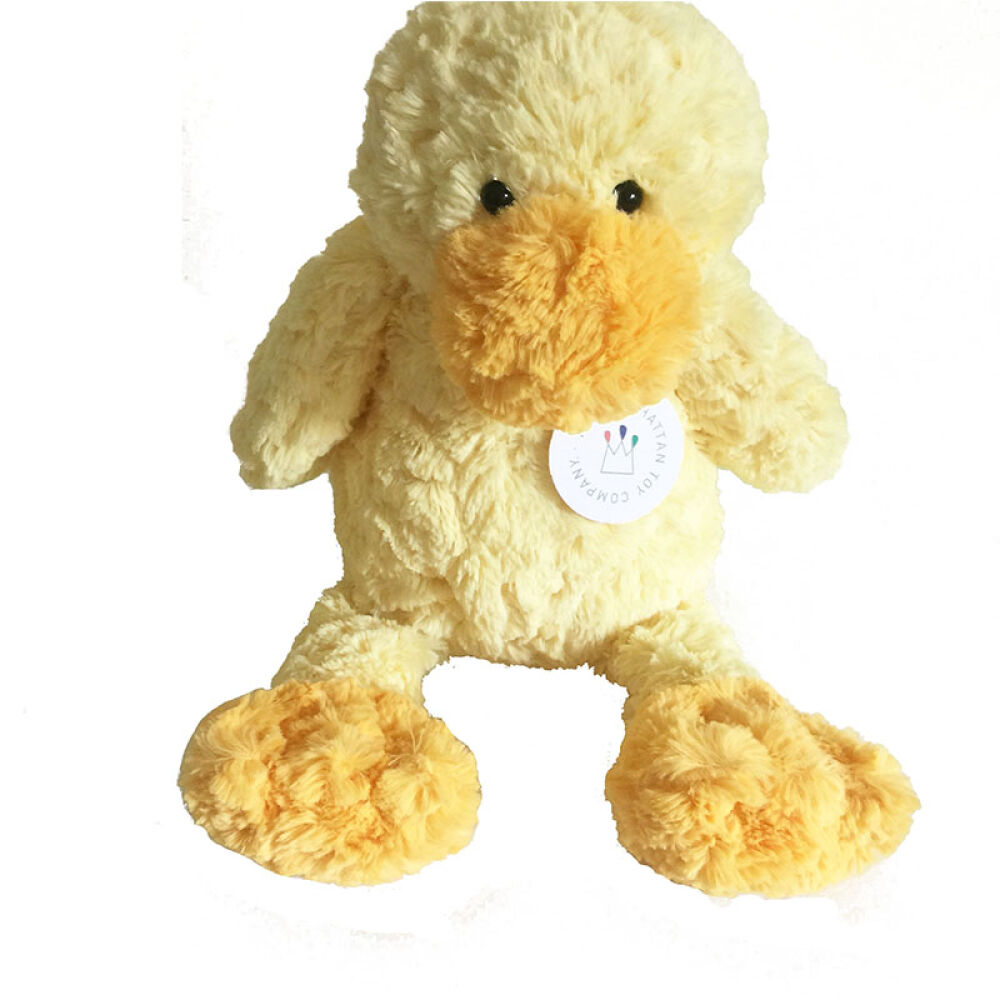 【全球购】美国ManhattanToyWinkel曼哈顿牙胶手抓球/安抚巾玩偶毛绒安抚小号迪克西黄鸭