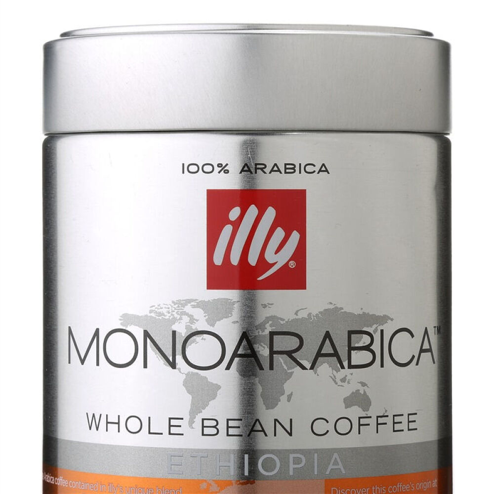 意大利进口illy意利阿拉比加单品咖啡豆(埃塞俄比亚)250g两罐装