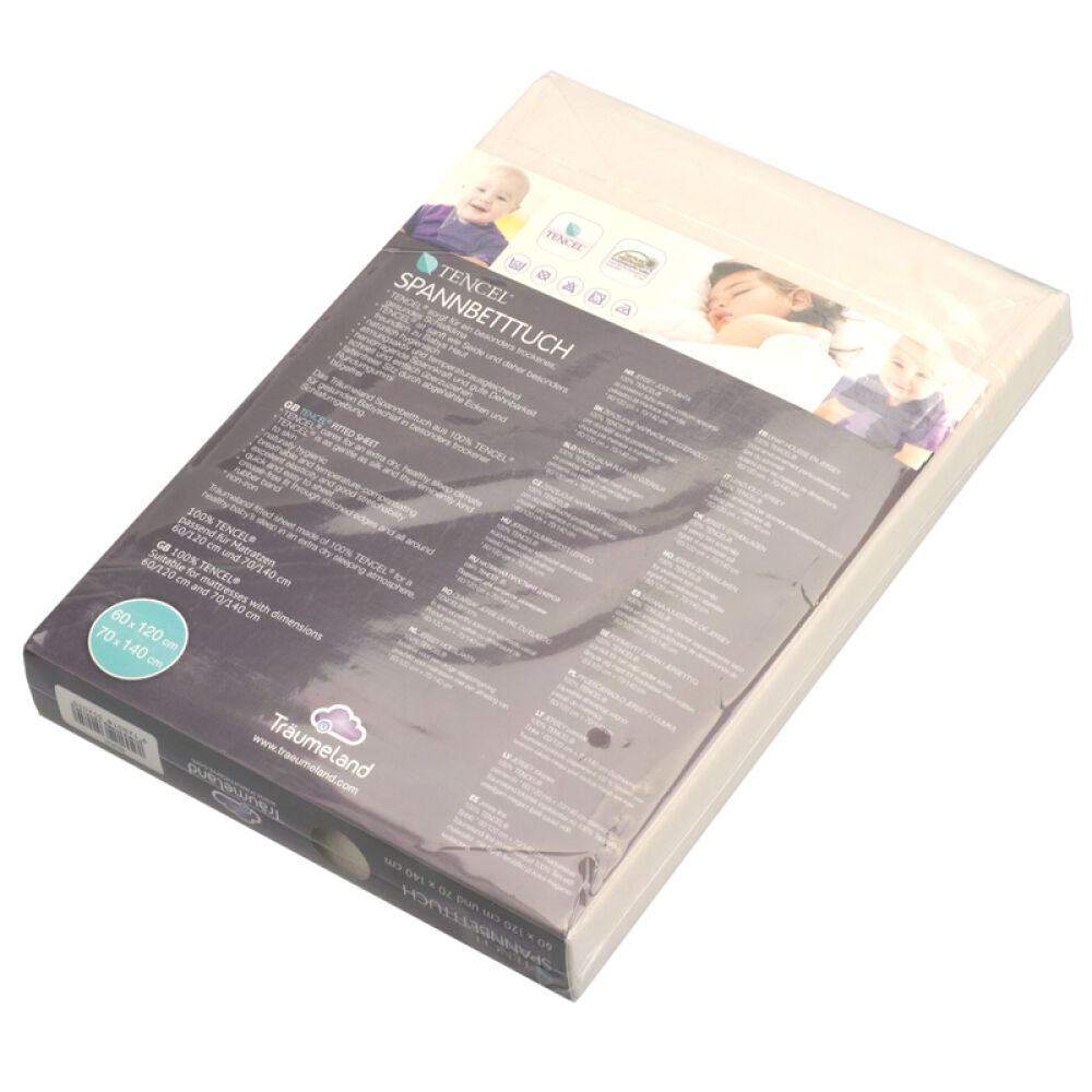 奥地利进口Traeumeland特洛梦兰儿童床单天丝透气防水隔尿床笠床垫护罩