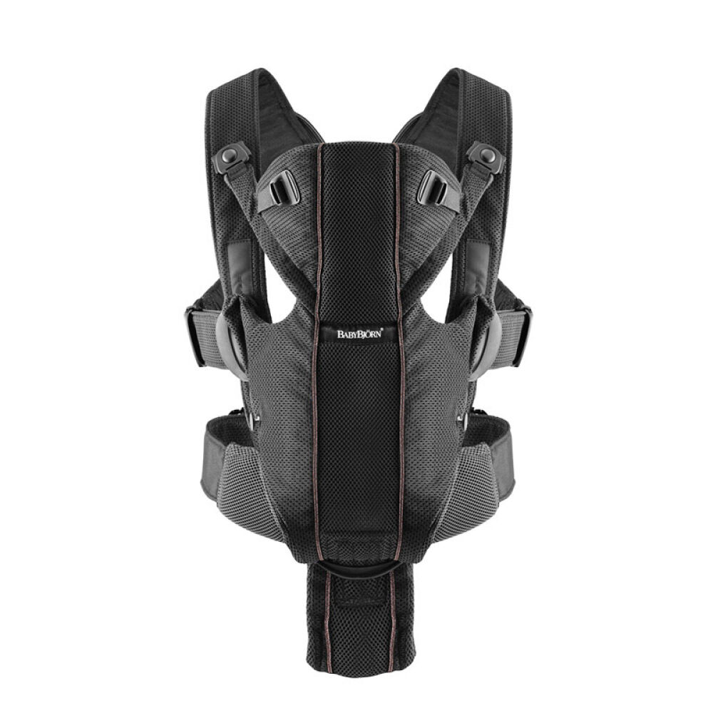 瑞典BABYBJORNBabyCarrierMiracle奇迹婴儿背带宝宝舒适背带黑色