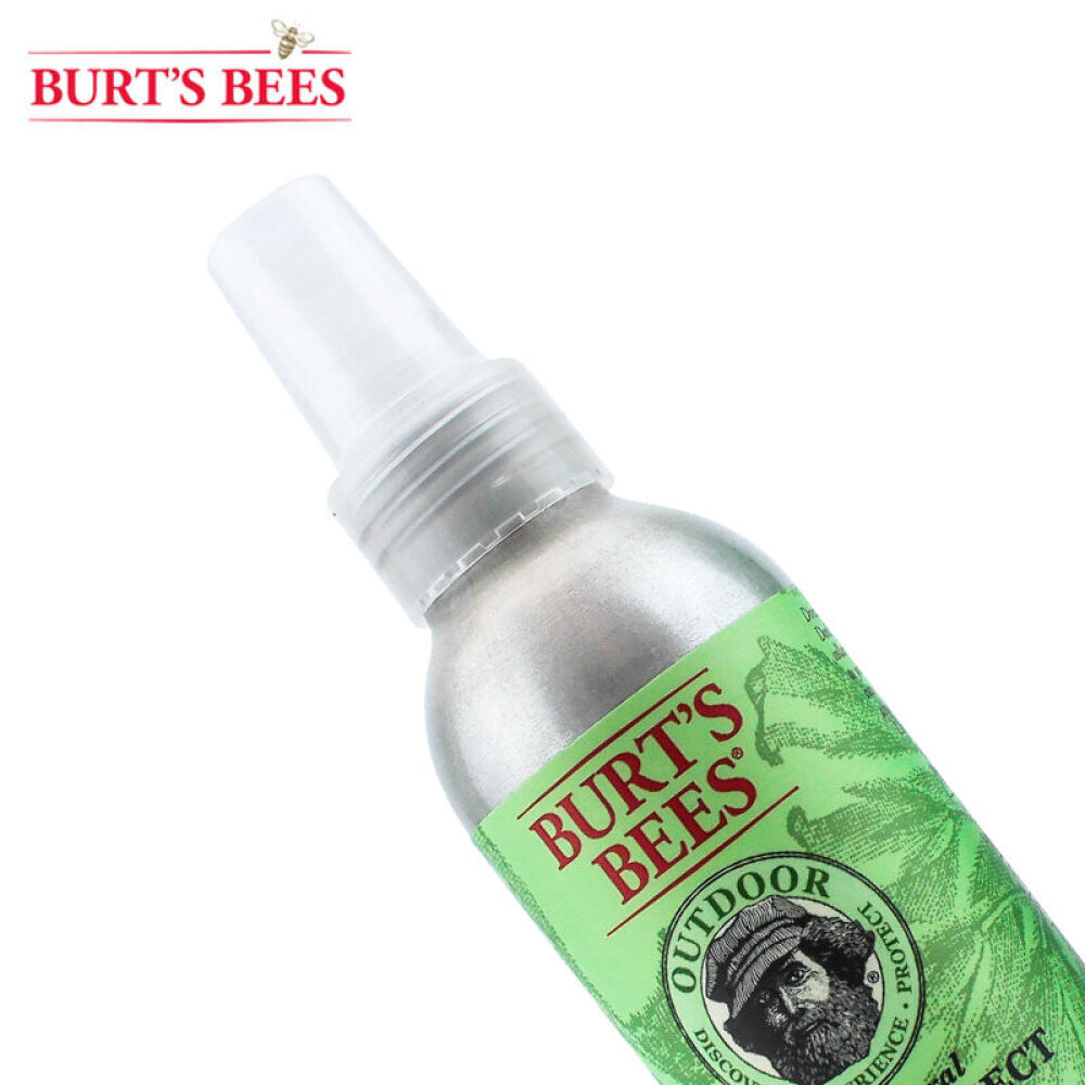美国Burt'sBees小蜜蜂紫草膏+防蚊/驱蚊液组合套装驱蚊液115ML
