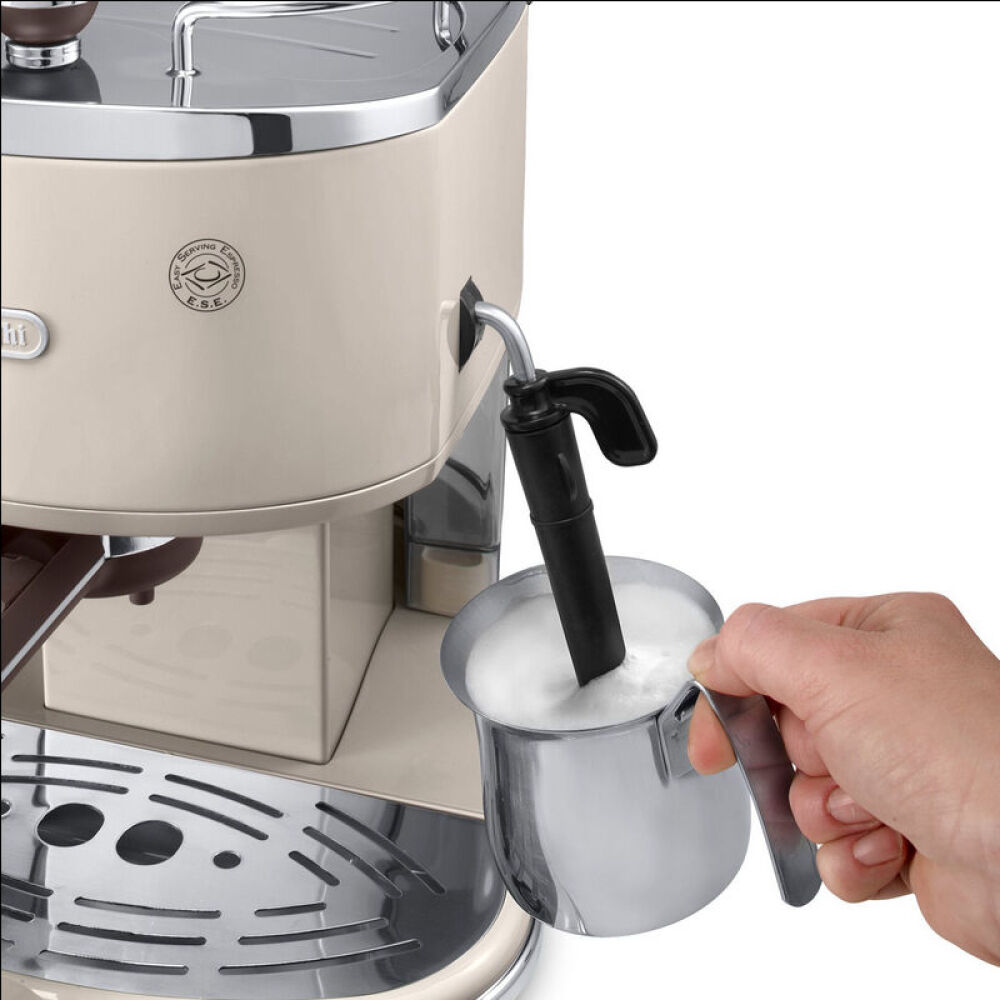 欧洲荷兰直邮Delonghi/德龙ECO310ECO311意式半自动家用咖啡机办ECO310.BG香槟色