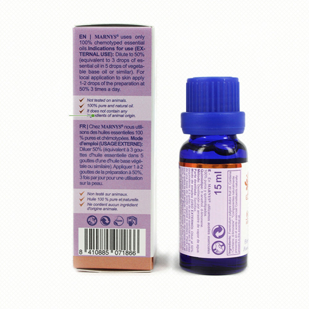 西班牙进口MARNYS茴香精油紧实肌肤促进消化调经泌乳纤体丰胸15ml