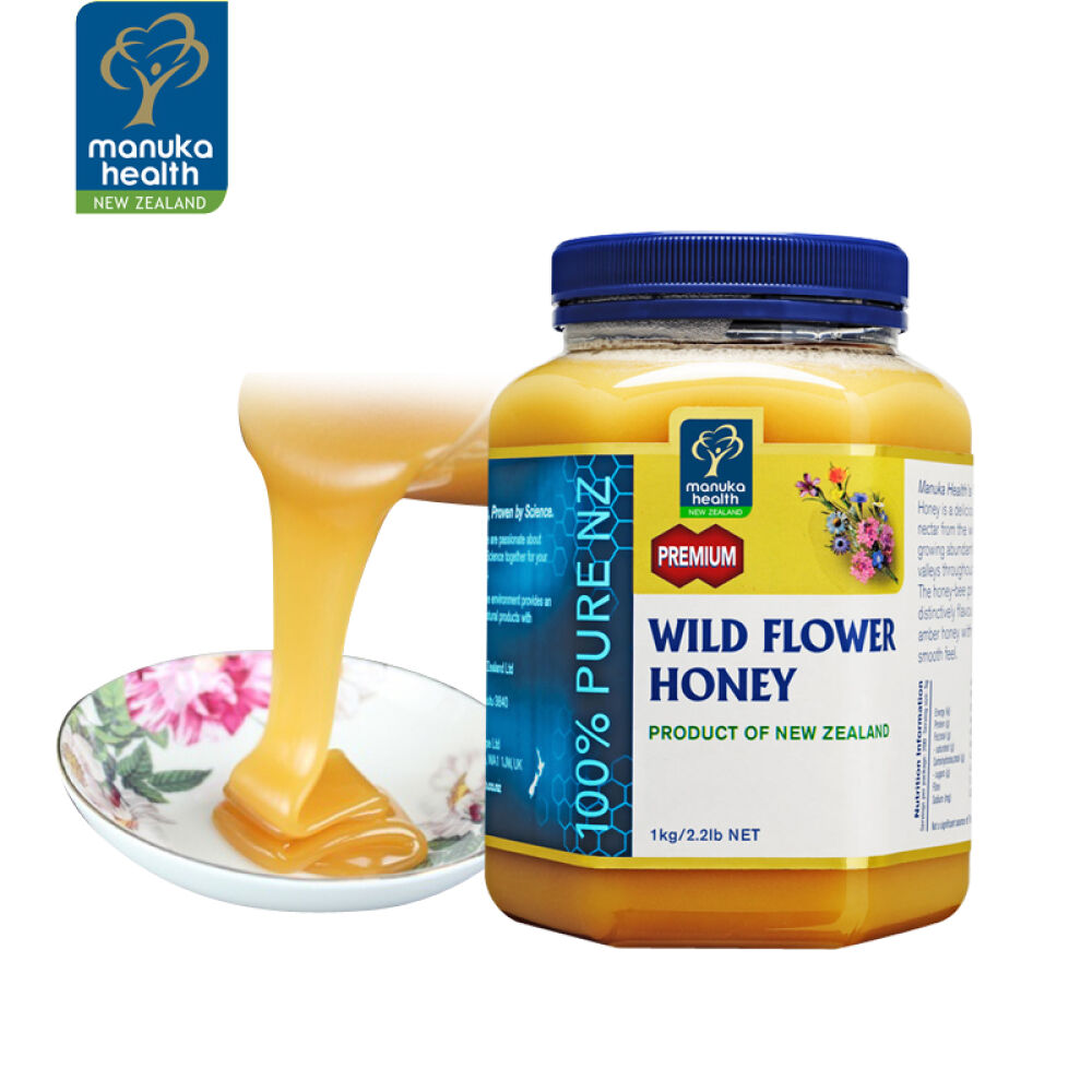 新西兰进口蜜纽康（ManukaHealth）蜂蜜高浓度麦卢卡+养胃护胃暖胃美容养颜野花蜜百花蜜1kg