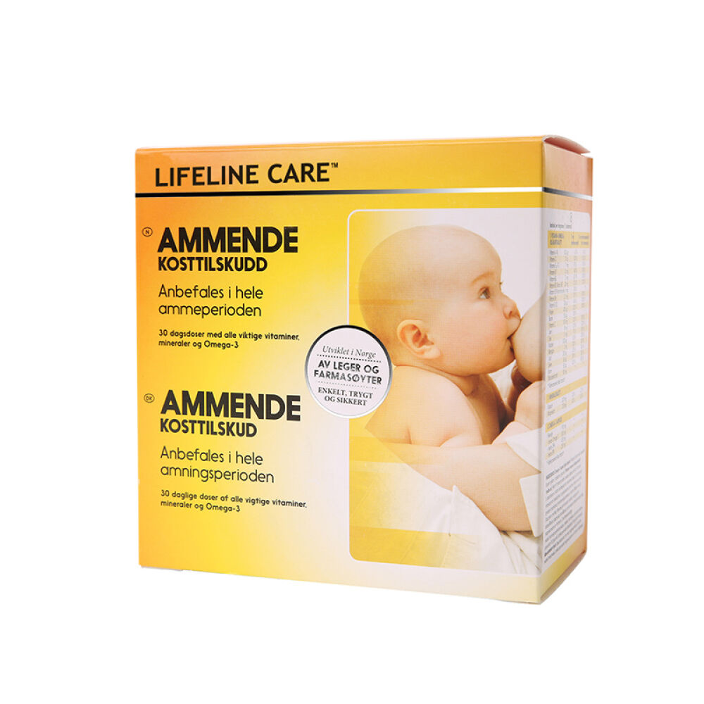 挪威进口lifelineCareDHA深海鱼油欧米伽3复合维生素宝宝鱼油孕妇哺乳期鱼油欧米伽3复合维生素120粒